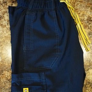 Navy Blue Scrub Pants